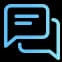 Live chat support icon