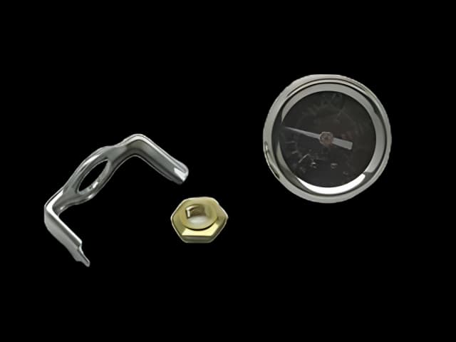 Tuttnauer® Pressure Gauge 1-1/2 Inch Diameter, Dial Reads 0 - 500 kPa