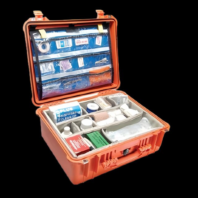 Pelican 1550 Medical Equipment Hard Case - Orange