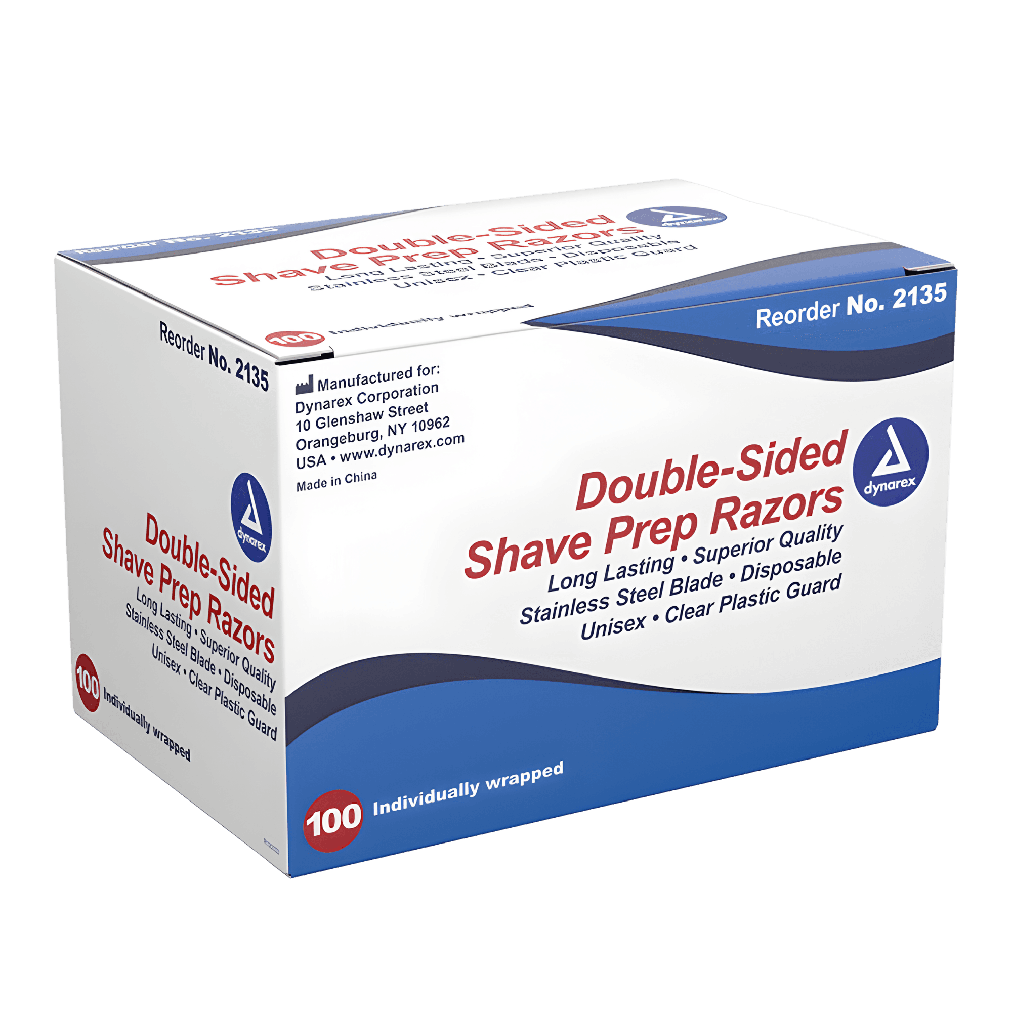 Double-Sided Shave Prep Razors