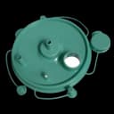 CleanTract™ 1200 mL Suction Canister with Pour Lid - BR Surgical