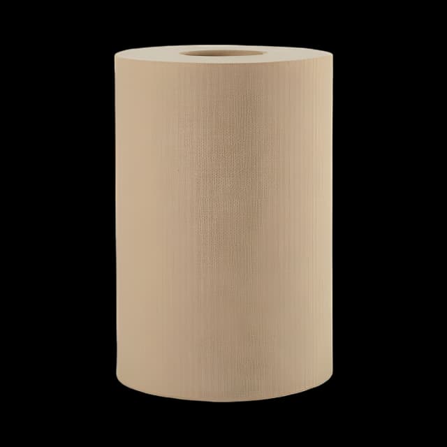 Hardwound Paper Towels, 1-Ply, 8" x 350 ft, Natural, 12 Rolls/Carton