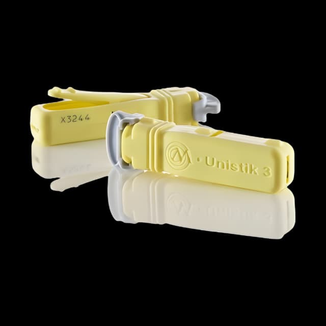 Safety Lancet Unistik 3 23 Gauge Retractable Push Button Activation Finger - AT 1008