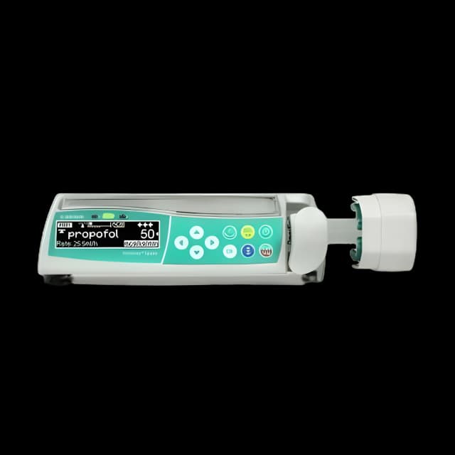 Syringe Infusion Pump Perfusor® Space® Ni-MH, Lithium Ion Battery Wireless 3 to 60 mL Syringe 0.01 to 99.99 mL/h in stages from 0.01 mL/h100.0 – 999.9 mL/h in stages from 0.1 mL/h - 8713031U
