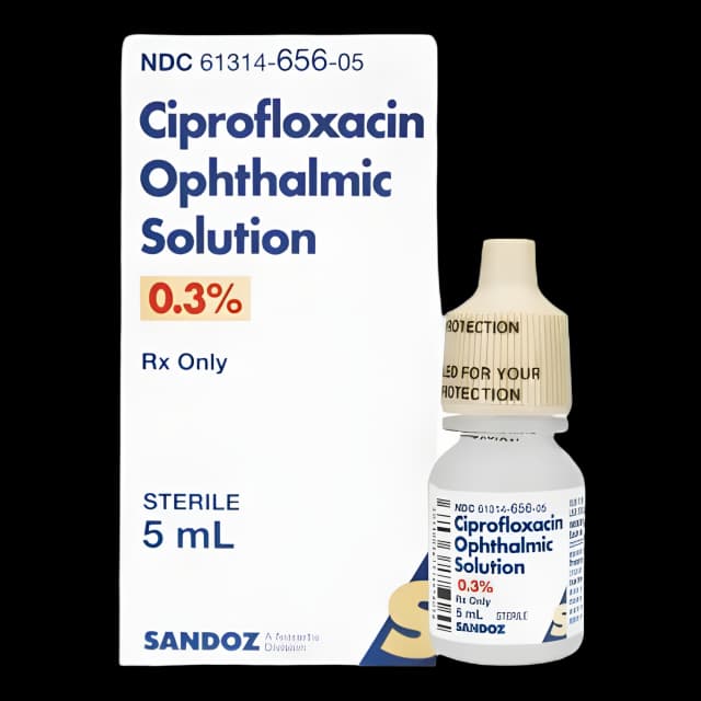 Ciprofloxacin HCl 0.3% Drops Bottle 5 mL