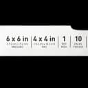 Thin Foam Dressing McKesson Lite 6 X 6 Inch With Border Film Backing Silicone Gel Adhesive Square Sterile