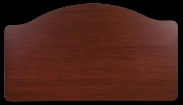 Footboard Center Crown Style / T-Mold Edges Solar Oak - F02T36B - 2