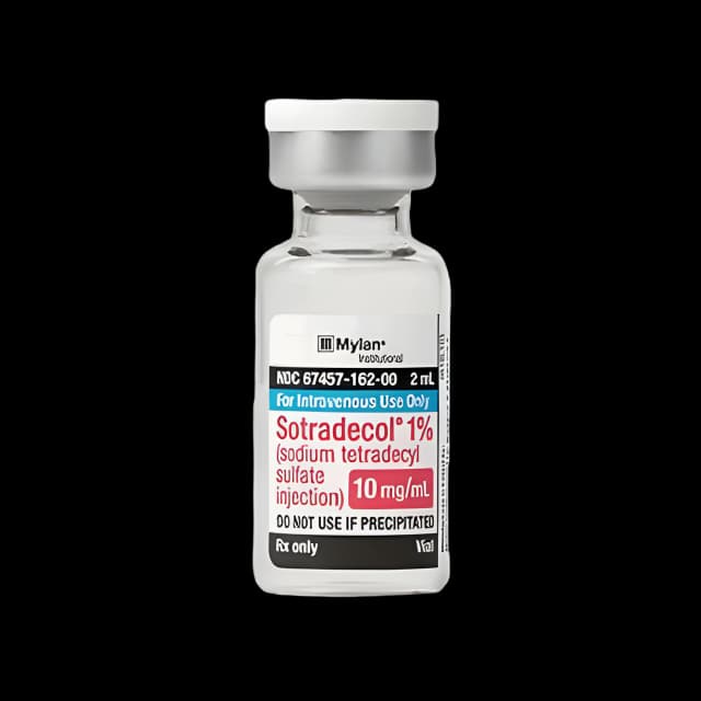 Sotradecol® Sodium Tetradecyl Sulfate 1% Injection Vial 2 mL - 1016340