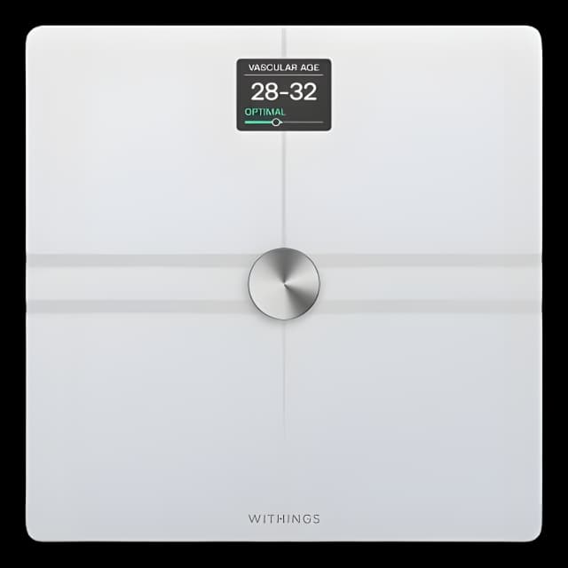 Complete Body Composition Analyzer Stand On Withings Digital Display 5 -> 200kg (9 -> 440lb) White