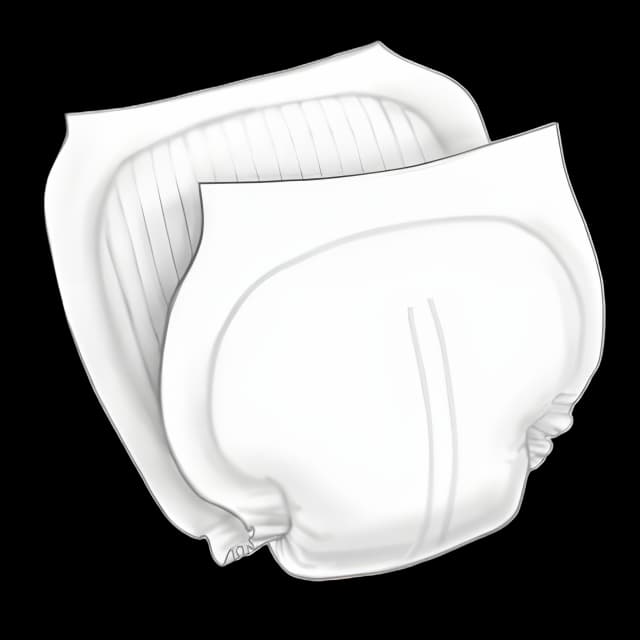 Incontinence Liner Wings™ 13 X 24 Inch Heavy Absorbency Superabsorbant Core One Size Fits Most