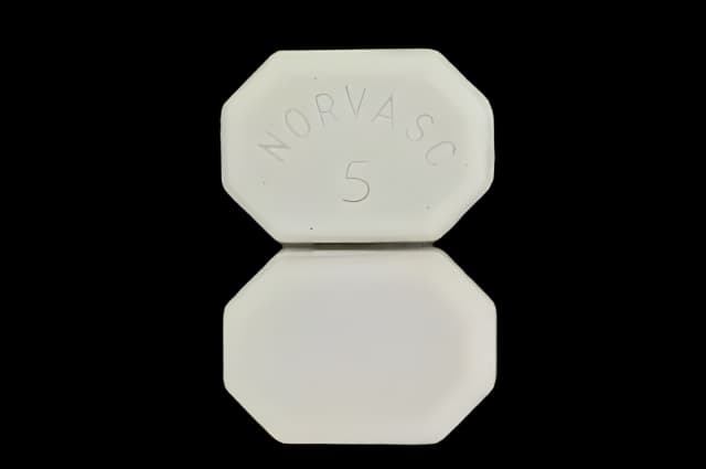 Norvasc® Amlodipine Besylate 5 mg Tablet Blister Pack 100 Tablets