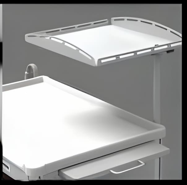 Waterloo Swiveling Monitor Shelf for Medical Carts