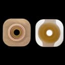 Skin Barrier New Image™ Flat CeraPlus™ Precut, Extended Wear Adhesive Tape Borders 1-3/4 Inch Flange Green Code 7/8 Inch Opening