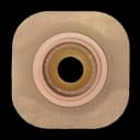 Skin Barrier New Image™ Flat CeraPlus™ Precut, Extended Wear Adhesive Tape Borders 1-3/4 Inch Flange Green Code 7/8 Inch Opening