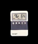 Digital Thermometer / Hygrometer VWR® Fahrenheit / Celsius 32° to 122°F (0° to 50°C) Solid State Sensor Flip-out Stand / Wall Mount Battery Operated