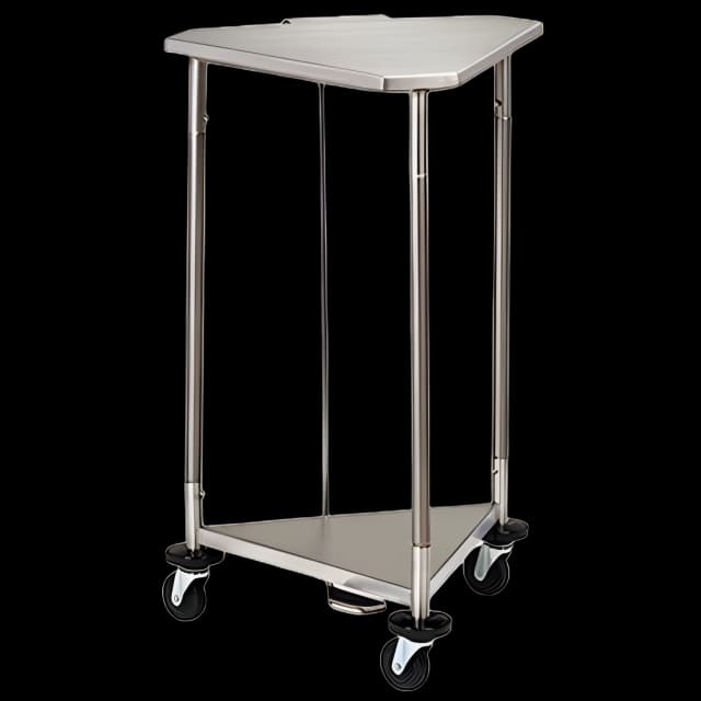 Clinton™ Stainless Steel Hamper Stand - Foot Pedal & Wall Guard