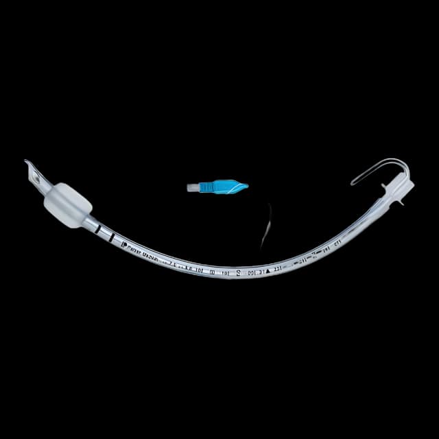 Cuffed Endotracheal Tube 8.0mm Adult - Flex-Tip Curved with Stylet