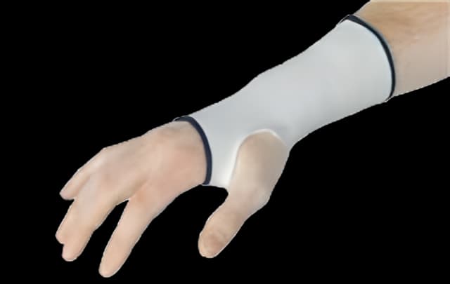 Compression Sleeve Alimed® Medium White Wrist