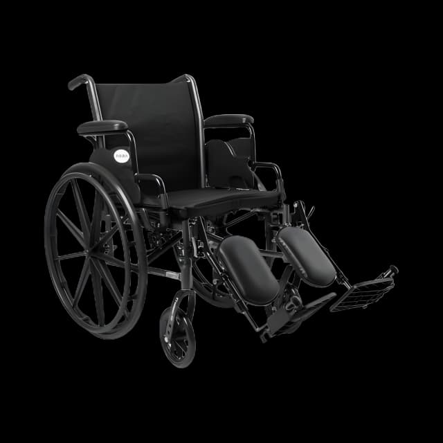 McKesson 18-Inch Lightweight Wheelchair - 300 lbs Capacity