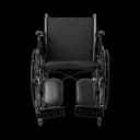 McKesson 18-Inch Lightweight Wheelchair - 300 lbs Capacity