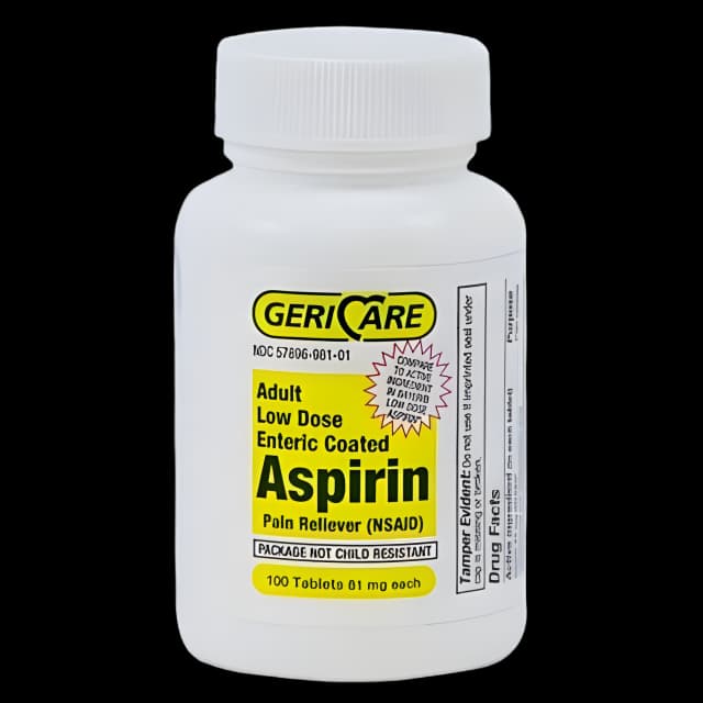 McKesson 81mg Low-Dose Aspirin Tablets - Pain & Fever Relief