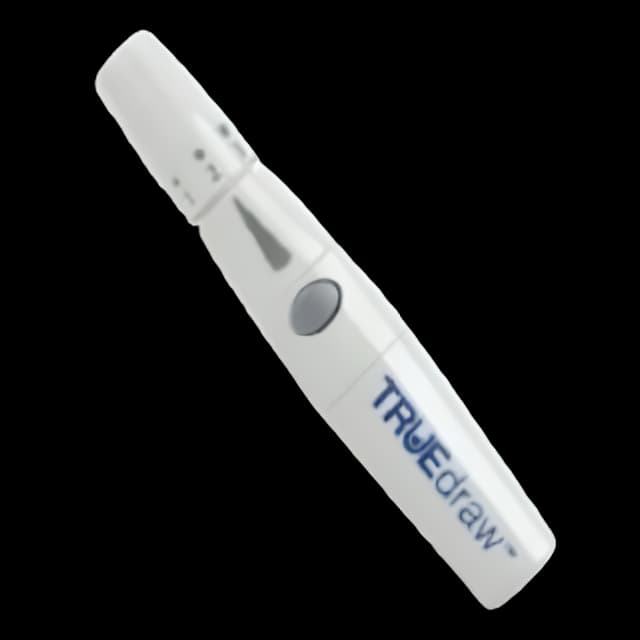 Lancing Device Truedraw™ Self Destructive Mechanism Push Button Activation Multiple Sites