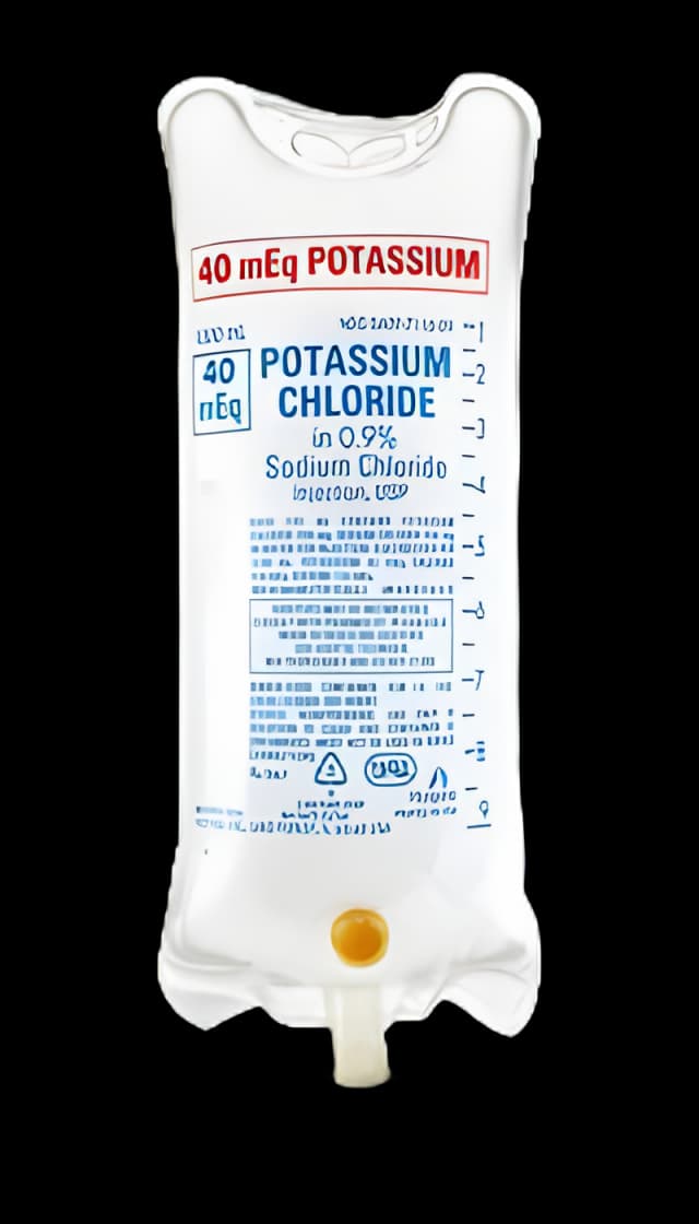 Replacement Preparation Potassium Chloride / Sodium Chloride 0.9% 40 mEq / 1,000 mL IV Solution Flexible Bag 1,000 mL - 711609