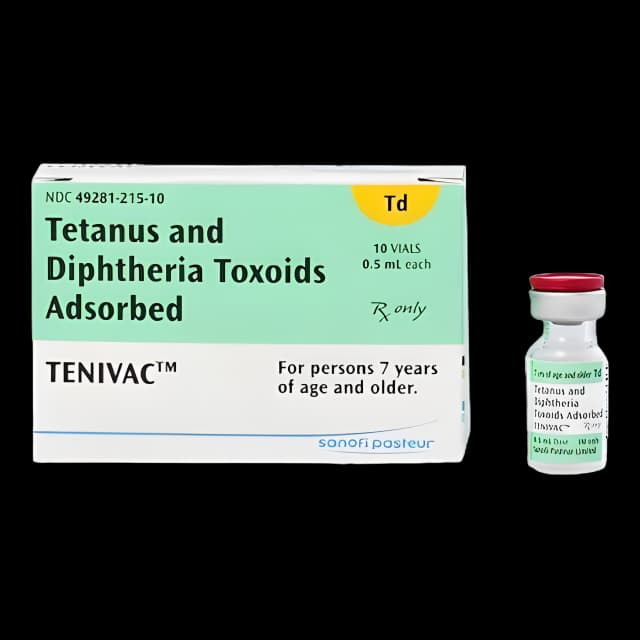 Tenivac™ Td Vaccine Indicated for People 7 Years of Age and Older Tetanus and Diphtheria Toxoids Adsorbed, Preservative Free Injection Single-Dose Vial 0.5 mL