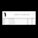 Thumb Spica Ossur® Formfit® Small D-Ring / Hook and Loop Strap Closure Right Hand Black