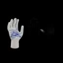 Cut Resistant Glove Liner Turtleskin™ CP Neon Insider Full-Finger Nylon / Polyester White Large