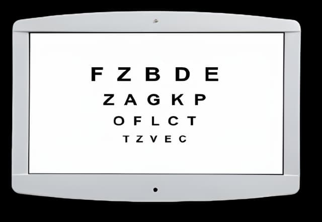 Digittal Eye Chart Reichert 10 foot Acuity