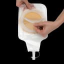 Wound Drainage Pouch Hollister Without Tubing 12 Inch Length 2000 mL NonSterile FlexWear Skin Flat Barrier - 9776