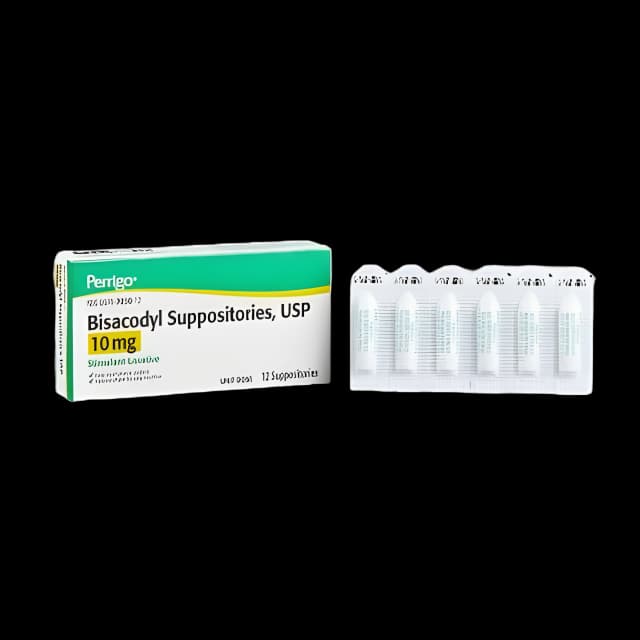 Perrigo Bisacodyl 10mg Suppository - Fast Constipation Relief