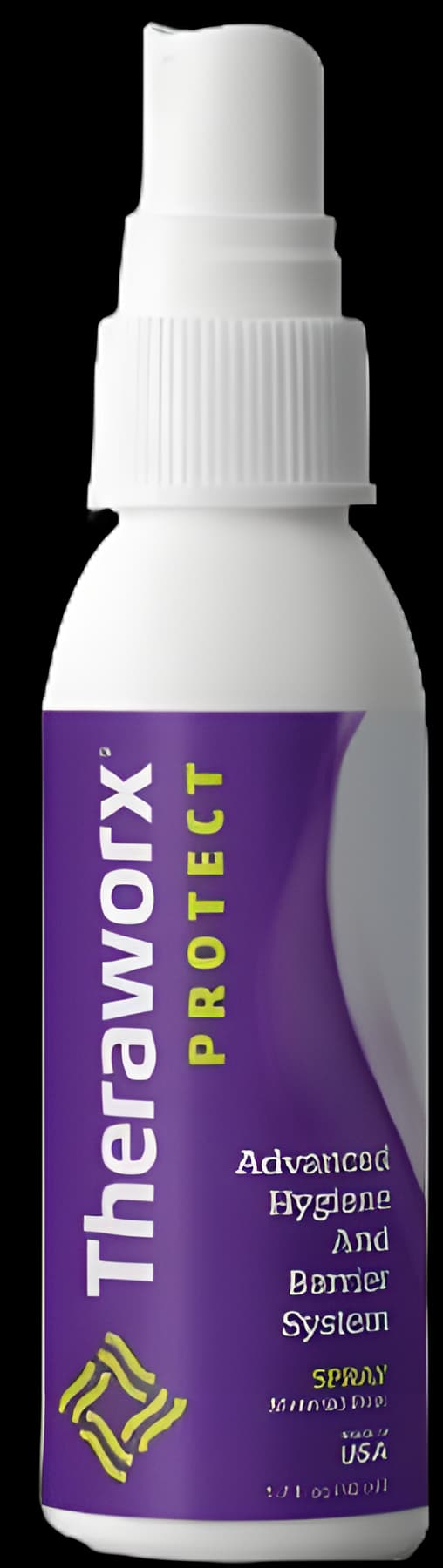 Rinse-Free Cleanser Theraworx® Protect Advanced Hygiene and Barrier System Liquid 1.7 oz. Pump Bottle Lavender Scent