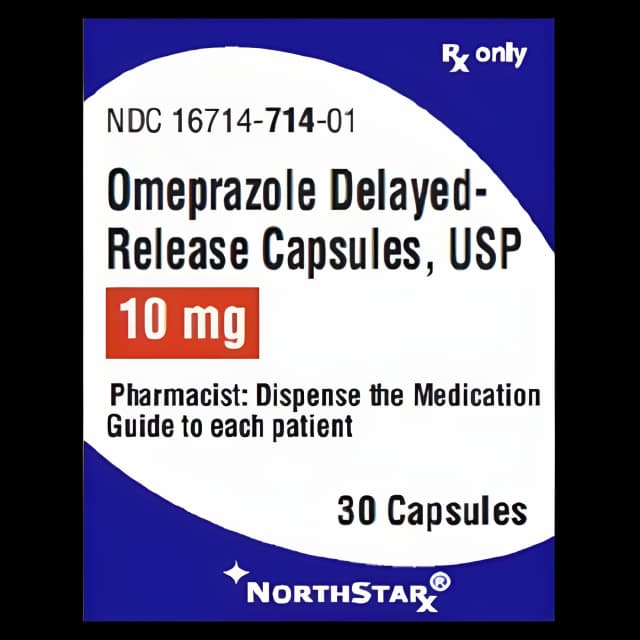 Omeprazole 10 mg Capsules - Acid Reflux & Heartburn Relief