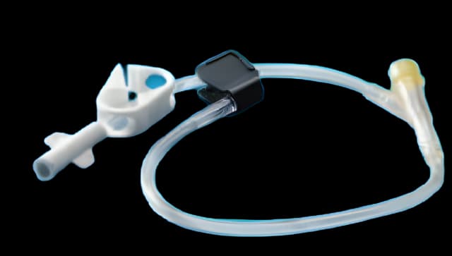 Huber Infusion Set Kawasumi 19 Gauge 1 Inch 8 Inch Tubing Without Port