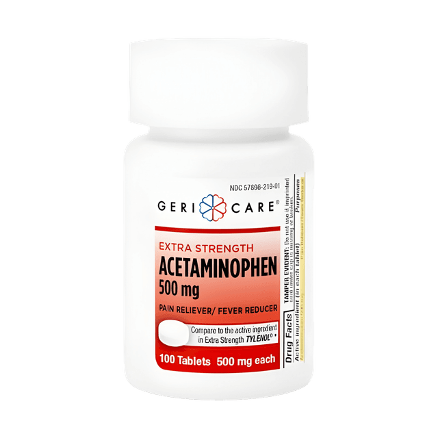 ACETAMINOPHEN 500 MG TAB 100 GCP