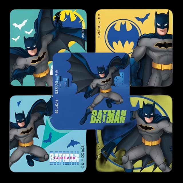 SmileMakers® 250 per Roll Batman Bold Sticker 1-5/8 Inch