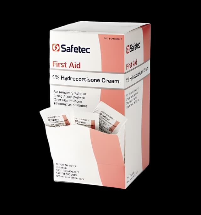 Itch Relief Safetec 1% Strength Cream 0.09 Gram Individual Packet