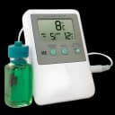 Digital Refrigerator / Freezer Thermometer with Alarm Traceable® Fahrenheit / Celsius -58° to +158°F (-50° to +70°C) Bottle Probe Desk / Wall / Door Mount Battery Operated