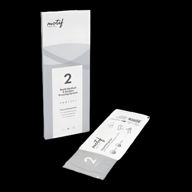 C-Section Dressing System Motif Step 2 Protect Gel 1.2 X 6.7 Inch / Film 1.2 X 8 Inch Rectangle Sterile