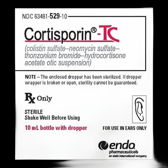 Neomycin, Polymyxin B, Bacitracin Zinc & Hydrocortisone Drops
