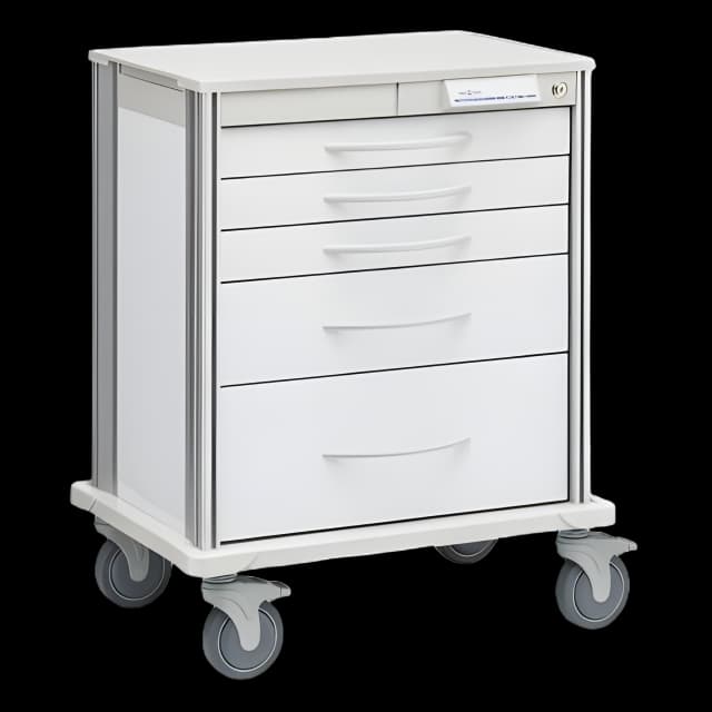 Pace Cart Market Lab Inc Aluminum 29-1/4 X 21-1/4 X 36 Inch Cream