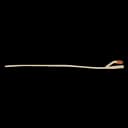 Foley Catheter Medline 2-Way Standard Tip 10 cc Balloon 16 Fr. Silicone Coated Latex