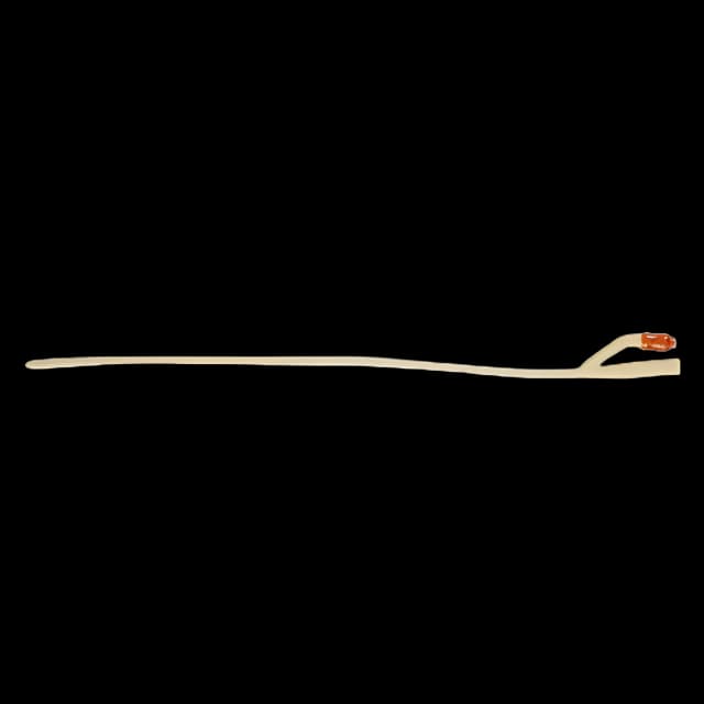 Foley Catheter Medline 2-Way Standard Tip 10 cc Balloon 16 Fr. Silicone Coated Latex