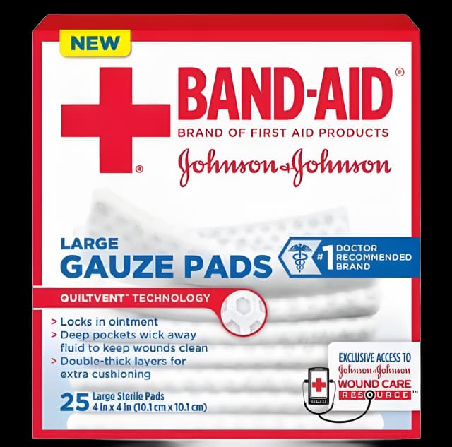 Gauze Sponge Band-Aid® 4 X 4 Inch 1 per Pack Sterile Square