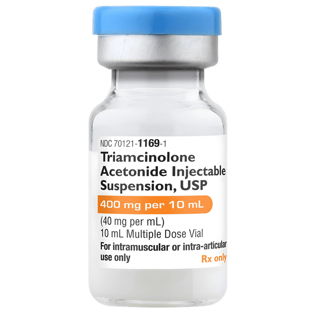 Triamcinolone Acetonide 40 mg / mL Injection 10 mL, MDV