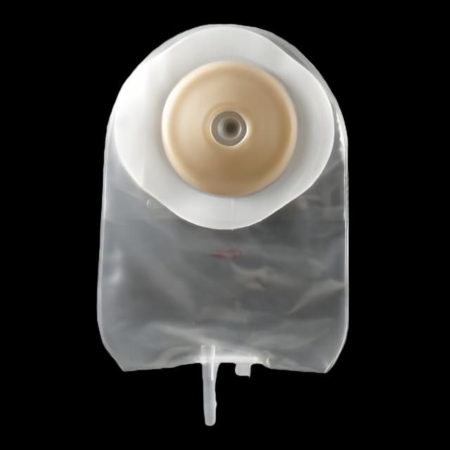 Urostomy Pouch ActiveLife® One-Piece System 9 Inch Length Convex, Pre-Cut 1-3/8 Inch Stoma Drainable