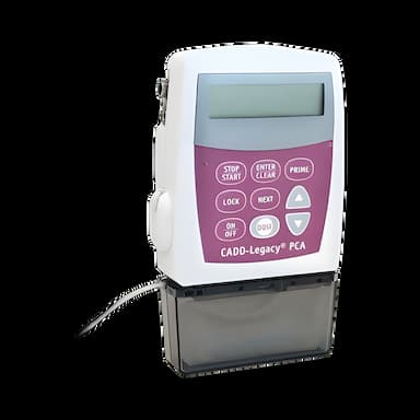 Ambulatory Infusion Pump CADD-Legacy® PCA 6300 2 Alkaline AA Batteries; AC Adapter NonWireless 0 to 9,999 mL Volume LCD