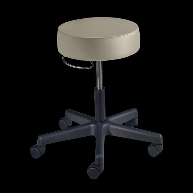 Exam Stool Value Plus Series Pneumatic Height Adjustment 5 Casters Clamshell